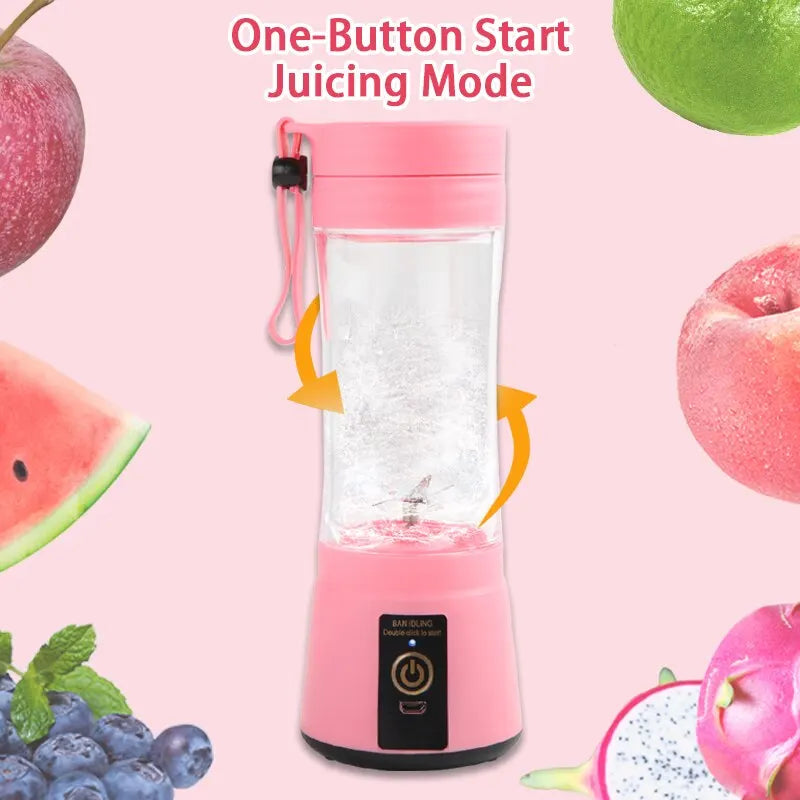 Portable Smoothie Maker Cup showing travel design